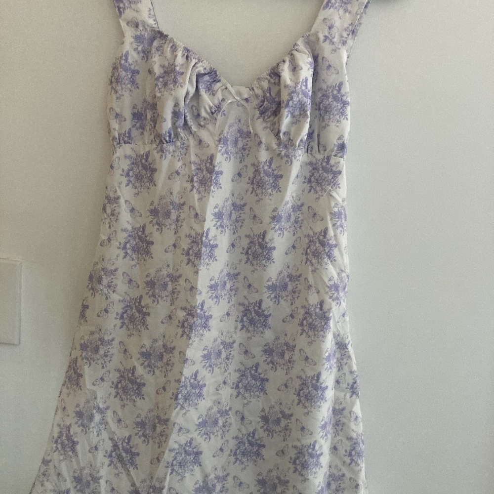 Floral antique dress